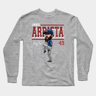 Jake Arrieta Chicago C Cartoon Long Sleeve T-Shirt